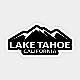 Skiing Lake Tahoe Ski California Sticker